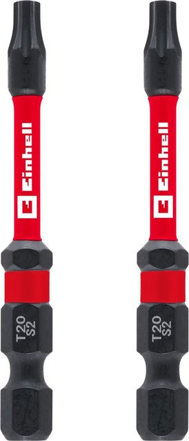 Einhell Impact Bit-Set mit Doppel-Torsion, 2-teilig, T20, rot - Bild 1