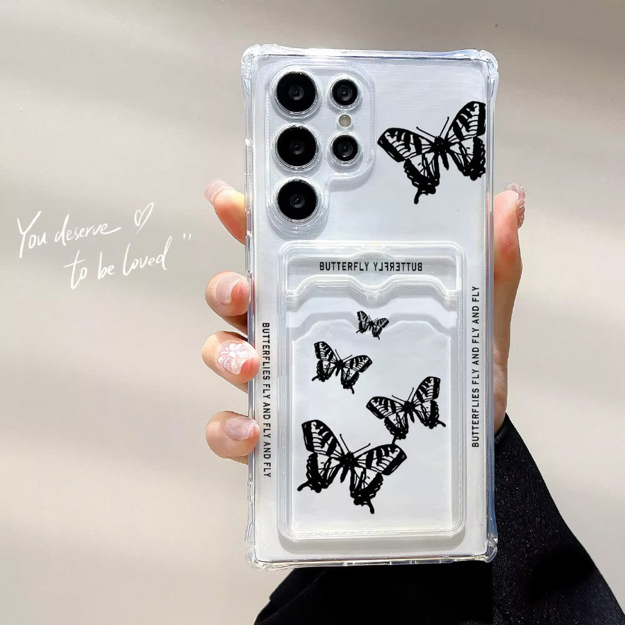 Samsung Handyhülle mit Tierdesign und Kartenhalter aus weichem TPU für verschiedene Modelle wie A56 5G, A55, A54, A35 und A15 - Bild 2