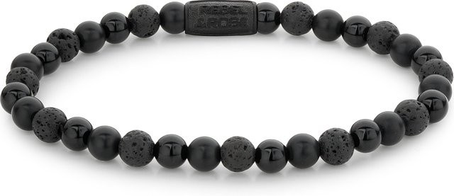 Rebel & Rose Armband, Edelstahl, Schwarz, Herren - Bild 1