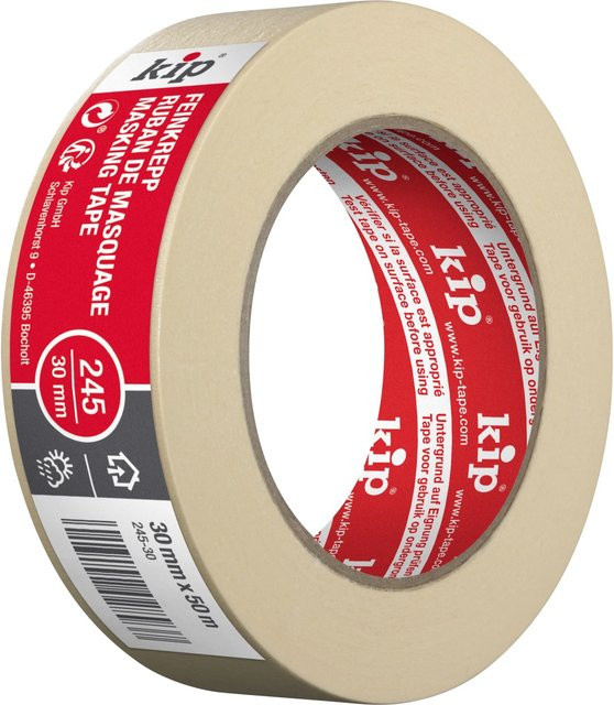 Kip 245 Feinkrepp Premium Plus Masking Paper Beige Breite: 30 mm - Bild 1