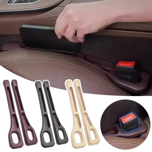 2er-Set Auto Sitz Zwischenraum Füller zur Lückenfüllung für Auto und SUV als Halter für Handy oder Brieftasche - Bild 1