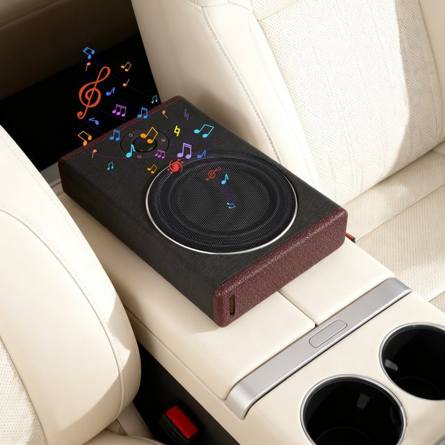 8-Zoll Auto-Stereoanlage mit 600W Audiosystem und schwarzem Vollbereichs-Subwoofer - Bild 1