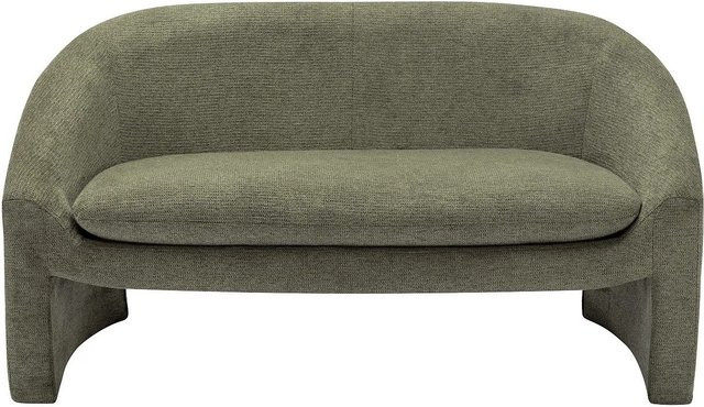 Vente-unique Sofa Ossana Grün mit Stoffbezug Breite: 137 cm - Bild 1