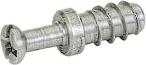 Hettich MB-Einschraubdübel DU327,25052 in Silber, Durchmesser: 5 mm, Spannmaß: 9 mm - Bild 1