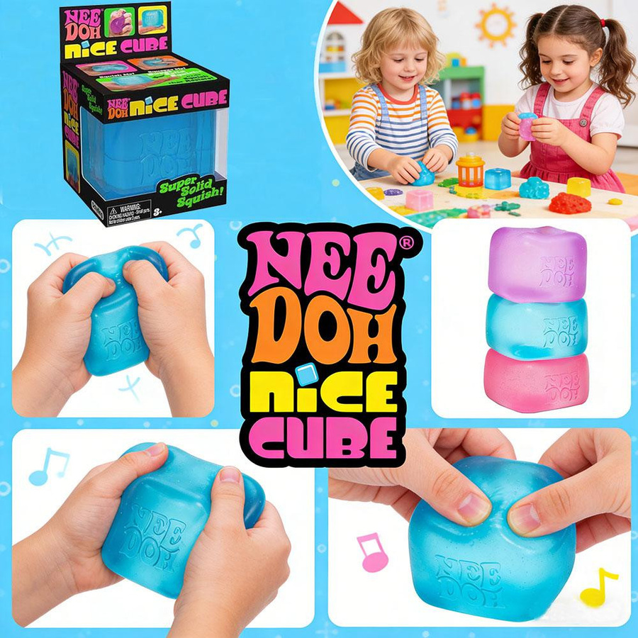 Schylling Needoh Nice Cube Sensorisches Quetschspielzeug - Bild 2
