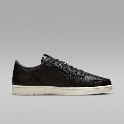 Air Jordan 1 Retro Low Swooshless, Schwarz, 47.5 - Bild 2