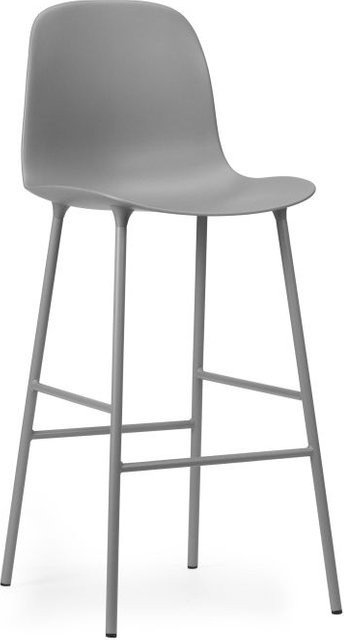 Normann Copenhagen Form Barstuhl aus Stahl in Grey - Bild 1
