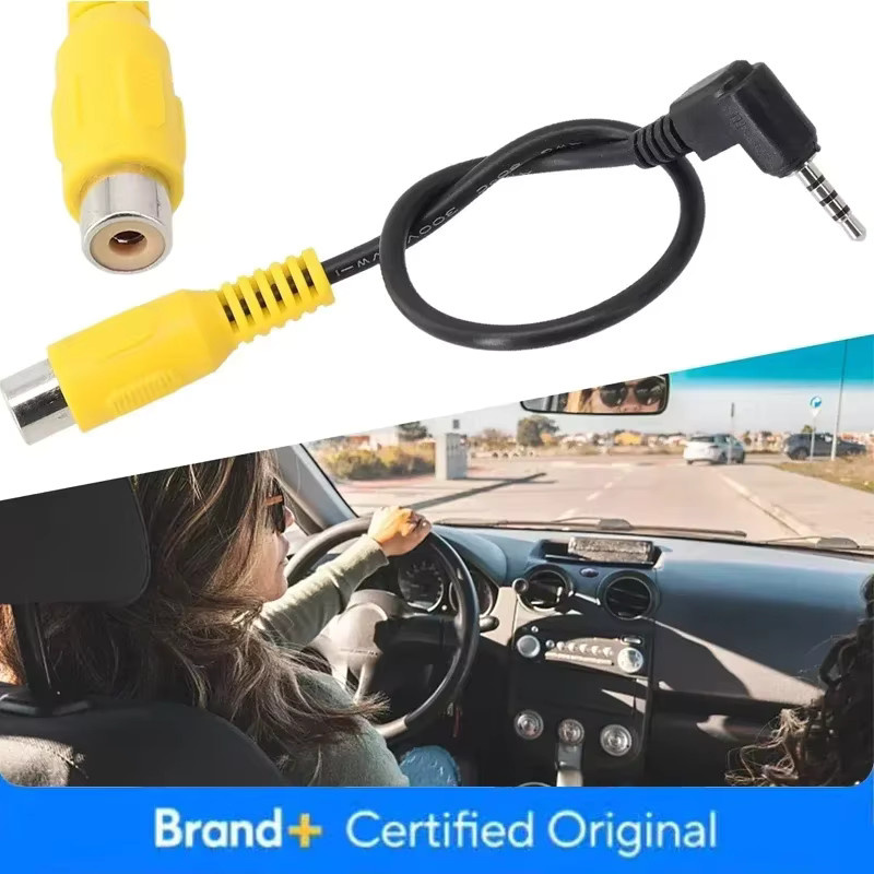 Auto AV Eingang Konverter RCA auf 2,5mm DC Stecker für Rückfahrkamera und Auto DVR - Bild 2