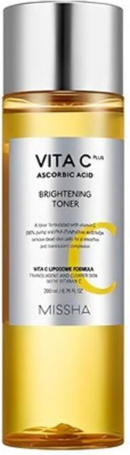 MISSHA Vita C Plus Gesichtswasser, 200 ml, Vitamin C, Normale Haut - Bild 1