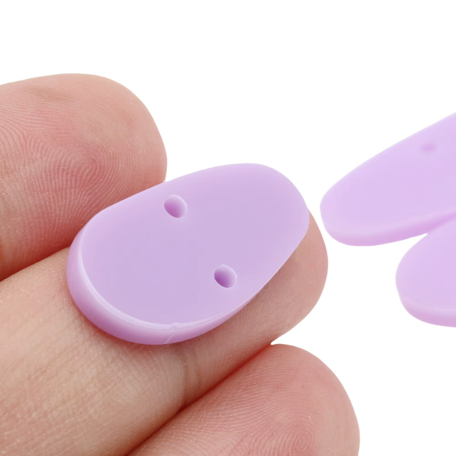 XINER Anhänger Acryl, Tropfenform, Bunt, Unisex, 26 x 13 mm - Bild 1