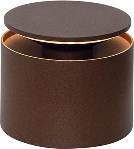 Zafferano Push-Up Pro LED-Akkuleuchte in Rost-Optik, dimmbar und mit einstellbarer Farbtemperatur (2200K/2700K/3000K) - Bild 1