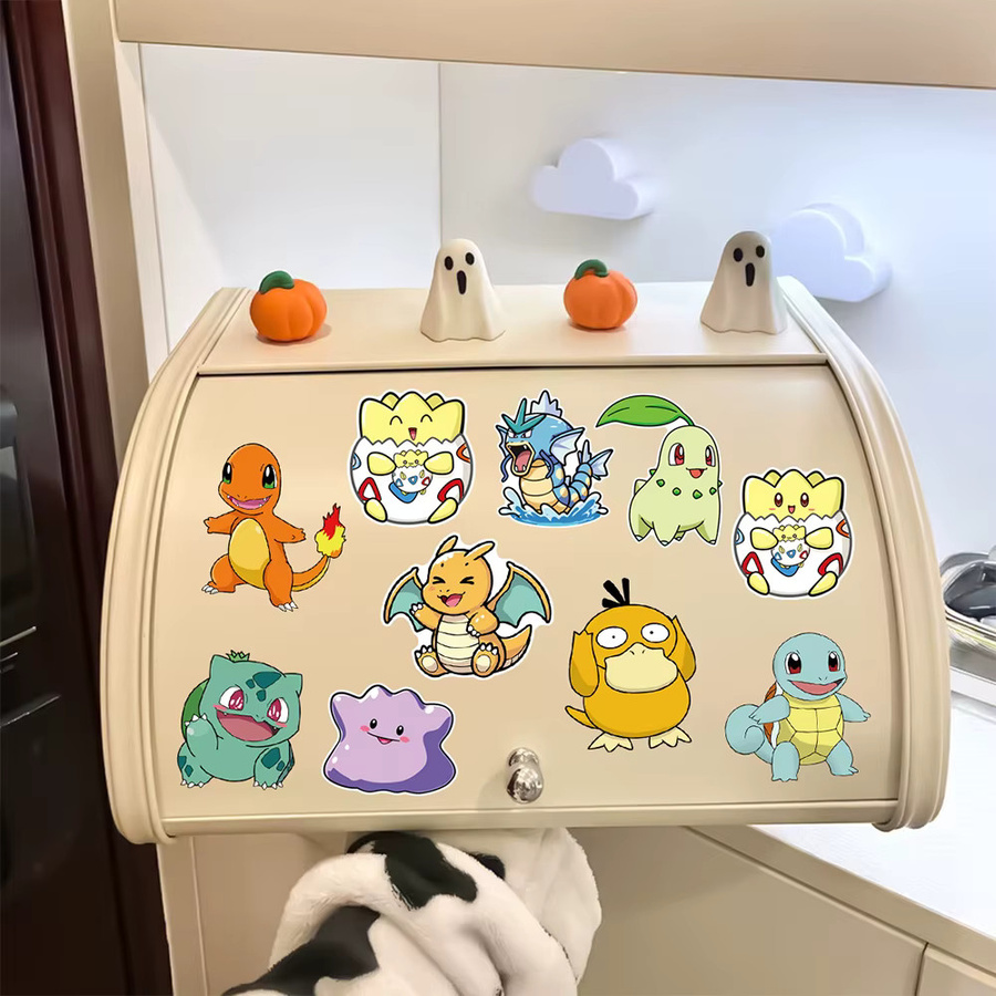 TAKARA TOMY Pokémon Pikachu Puzzle-Aufkleber-Set, bunt - Bild 2