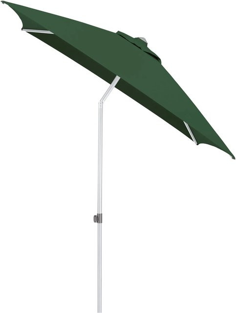 Kettler Marktschirm EASY PUSH mit UPF 50+ und Knickfunktion, Farbe Grün/Silber, B/T/H: 200 x 200 x 250 cm - Bild 1