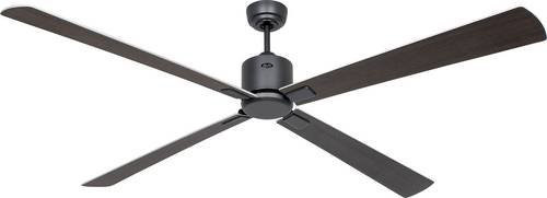 CasaFan ECO NEO III 180-4 BG-WN/SI WiFi Deckenventilator in Wenge/Silber/Basalt-Grau mit Fernbedienung, Timer und App-Steuerung - Bild 1