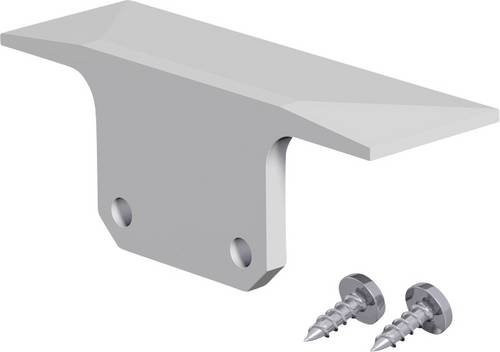 EVN Lichttechnik Alu-End-Abschlussplatte T-Form APTE EAP EB Profil-Endkappe aus Aluminium, B: 40,00 mm, H: 13,00 mm - Bild 1