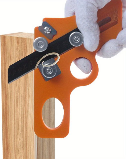 JIGHOLE Furnier-Kantenschneider und manueller Fasenhobel zum Anfasen und Entgraten von Holz - Bild 1