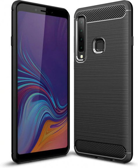 Forcell Schutzhülle für Samsung Galaxy A7 (2018) A750 in Carbon-Optik, Schwarz - Bild 1