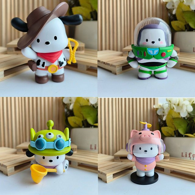 Bandai Pochacco Abenteuer-Serie, Actionfiguren, 7cm, Einzelfigur - Bild 1