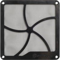 SilverStone FF-122B Filter-Kit Staubfilter 120mm in Silber und Weiß - Bild 1