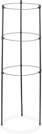 Relaxdays Rankhilfe 4er Set aus Eisen in Schwarz, höhenverstellbar für Garten, Beet und Balkon, Höhe: 60 cm, Breite: 22 cm, Tiefe: 22 cm