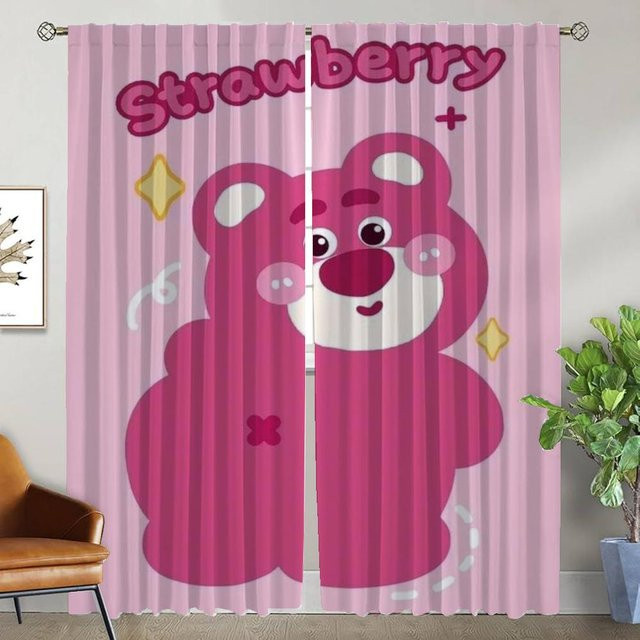 Lotso Tüll-Vorhänge für Wohnzimmer und Schlafzimmer, 2er-Set, Farbe: Pink, Breite: 50 cm, Höhe: 70 cm - Bild 1