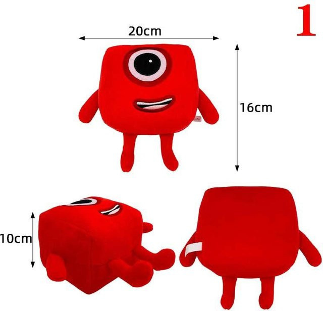Numberblocks Plüschtiere, Stoffpuppen, Bunt / Mehrfarbig - Bild 1