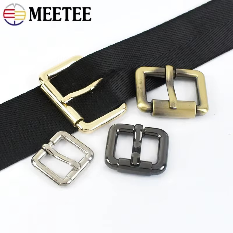 Meetee 5er Set Metall Taschenschließen aus Stahl in Silber, 10-38mm DIY Hardware Zubehör - Bild 3