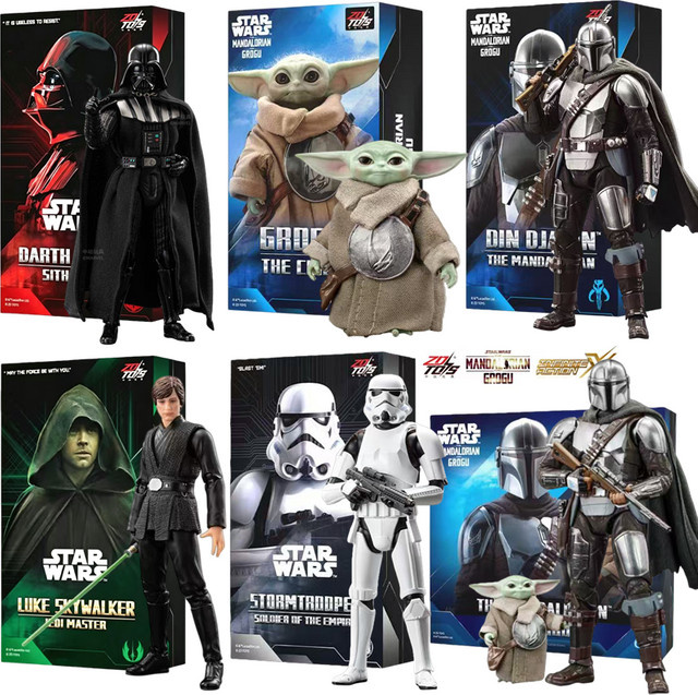 Zd Toys Star Wars Darth Vader Stormtrooper Luke Skywalker Grogu Der Mandalorianer, Actionfigur, Modellfigur, Einzelfigur - Bild 1