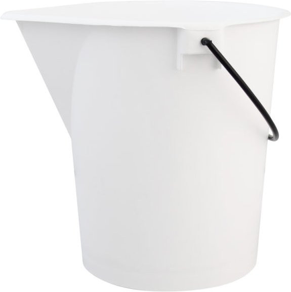 Schneider Eimer weiß, 15 l, B/T/H: 31,6 x 31,6 x 33,5 cm - Bild 1