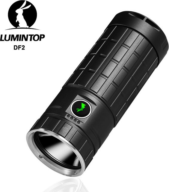 LUMINTOP LED Camping Laterne mit RGB Farblicht und USB-Ladung in Schwarz - Bild 1