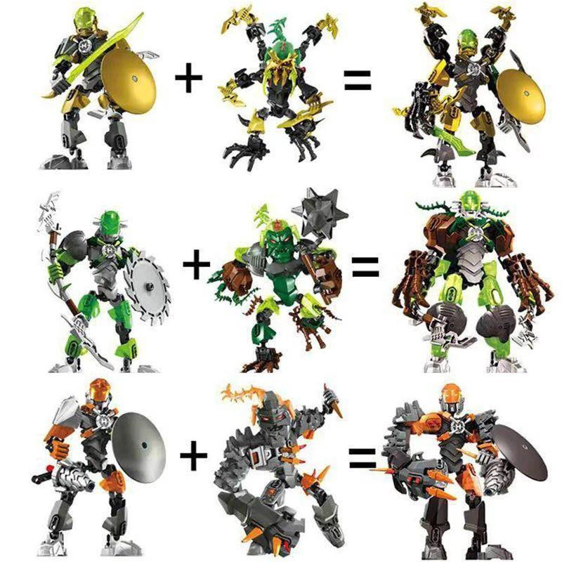 MagicMonkey Star Hero Bausteine Soldaten Roboter Actionfiguren Bunt / Mehrfarbig - Bild 1