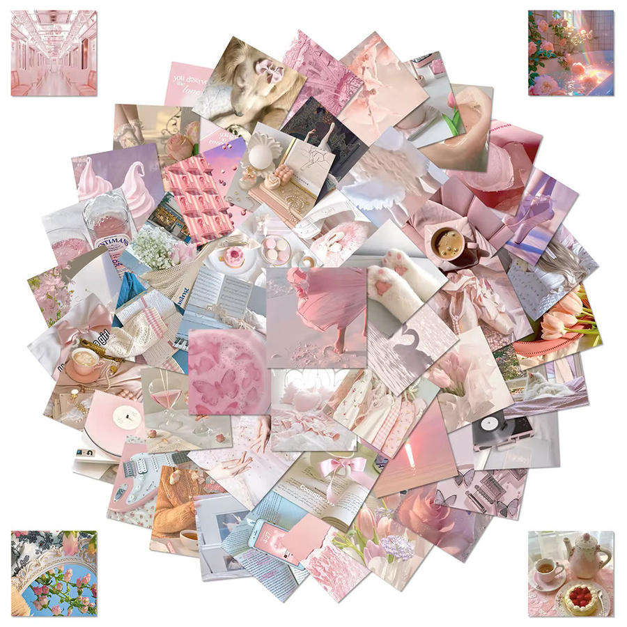 Charile Rosa Ballett Mädchen Aufkleber, pink - Bild 1