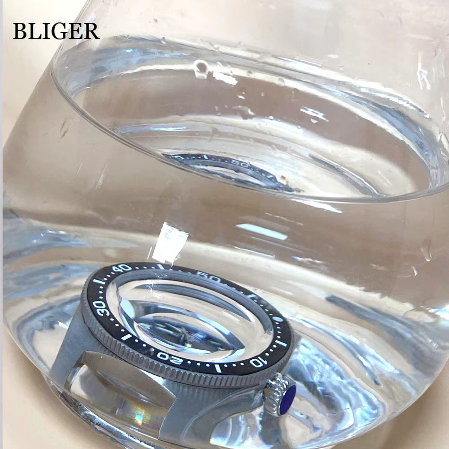 Tandorio Taucheruhrengehäuse, Edelstahl, Silber, Unisex - Bild 4
