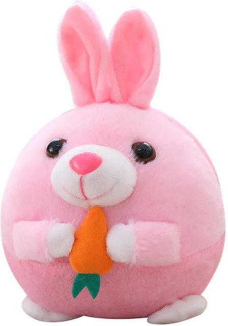 MARKET-3 Plüsch-Haustier-Katzen-Spielzeug, musikalische vibrierende Kugel, rosa - Bild 1