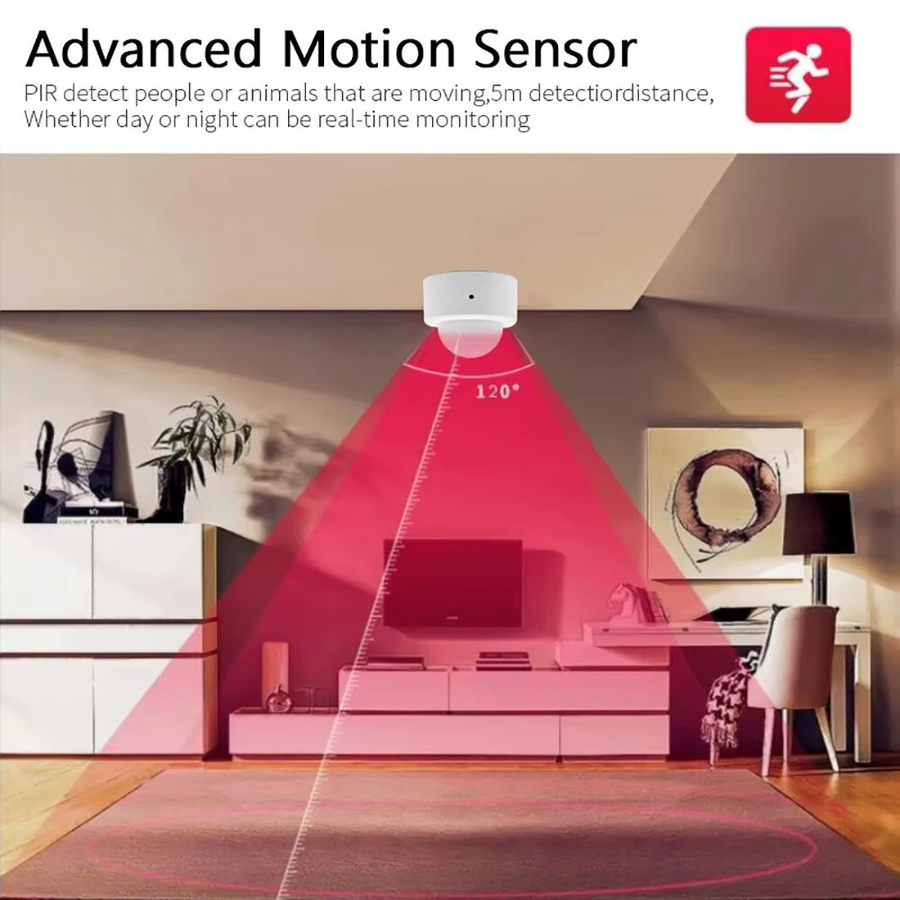 Ewelink Zigbee 3.0 Mini PIR Bewegungssensor in Weiß für Alexa und Google Home - Bild 2