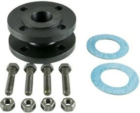 Grundfos Adapter DN 32 für Pumpe, Farbe Schwarz, Höhe: 11,8 cm, Durchmesser: 7,0 cm - Bild 1