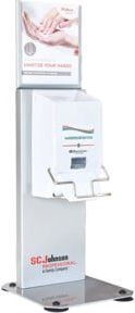 SC Johnson Professional Stoko Theken-Spenderstation in Silber für 1 l Kartuschen mit manueller oder TouchFREE Bedienung - Bild 1