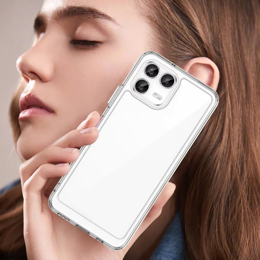 Stoßfeste TPU-Schutzhülle für T-Mobile Revvl 7 8 Pro und T Phone 2 3 Pro in Transparent und Multicolour mit Grautönen - Bild 2