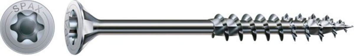 Spax Holzbauschraube mit Senkkopf und Teilgewinde in Silber, Durchmesser: 8 mm, Länge: 220 mm - Bild 2