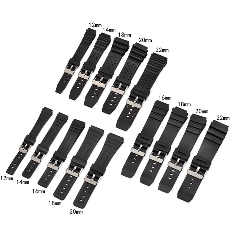 strapfreak Uhrenarmband, Kunststoff, Schwarz, Herren - Bild 2