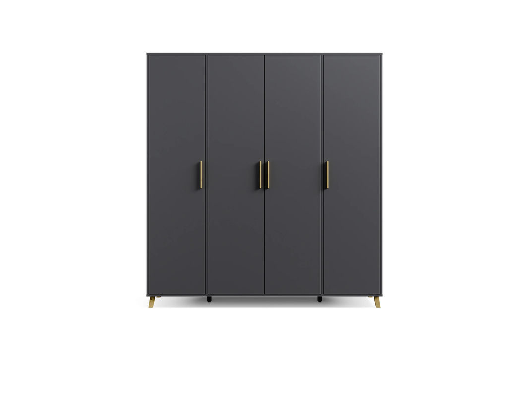 RAUCH BLUE Shinjo Drehtürenschrank in Grau, B: 187 cm, H: 203 cm - Bild 2