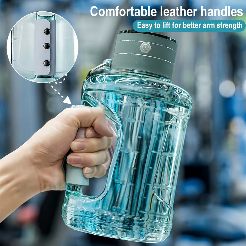 BALASHOV Tragbarer Wasserstoffgenerator und Ionisator mit 1500 ml Volumen, Wasserflasche für Elektrolyse in Grün und Transparent - Bild 2
