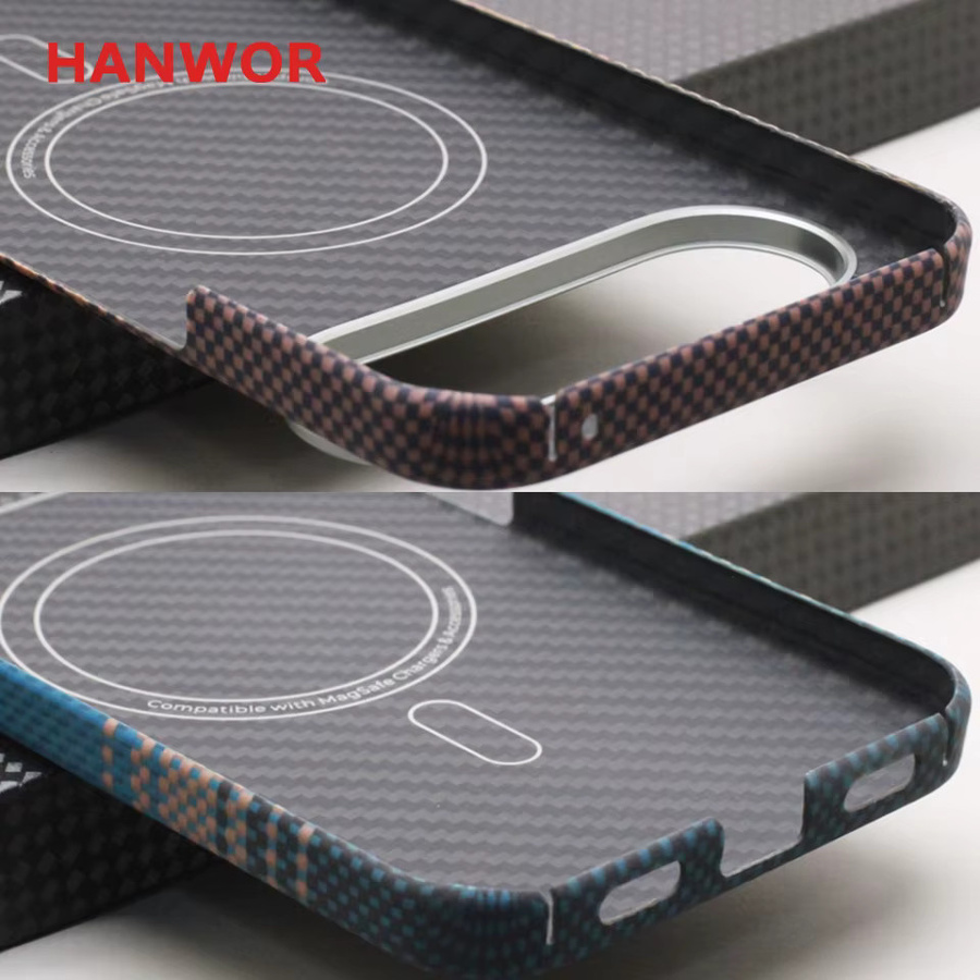 High-End Business Schutzhülle aus Aramidfaser für Google Pixel 10 Pro XL in Schwarz mit magnetischer kabelloser Ladefunktion - Bild 1