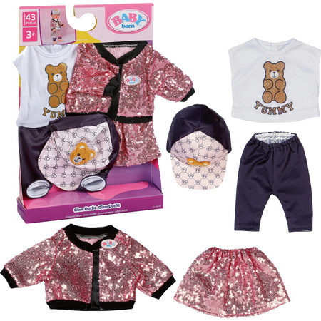 Zapf Creation BABY born Glam Outfit Puppenzubehör