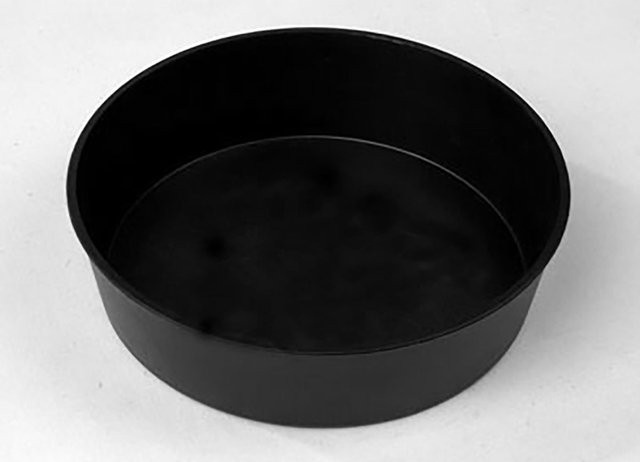 Scaritech Runde Keksform aus Silikon, 5er Pack, Schwarz, Durchmesser: 25 cm, Antihaftbeschichtet - Bild 1