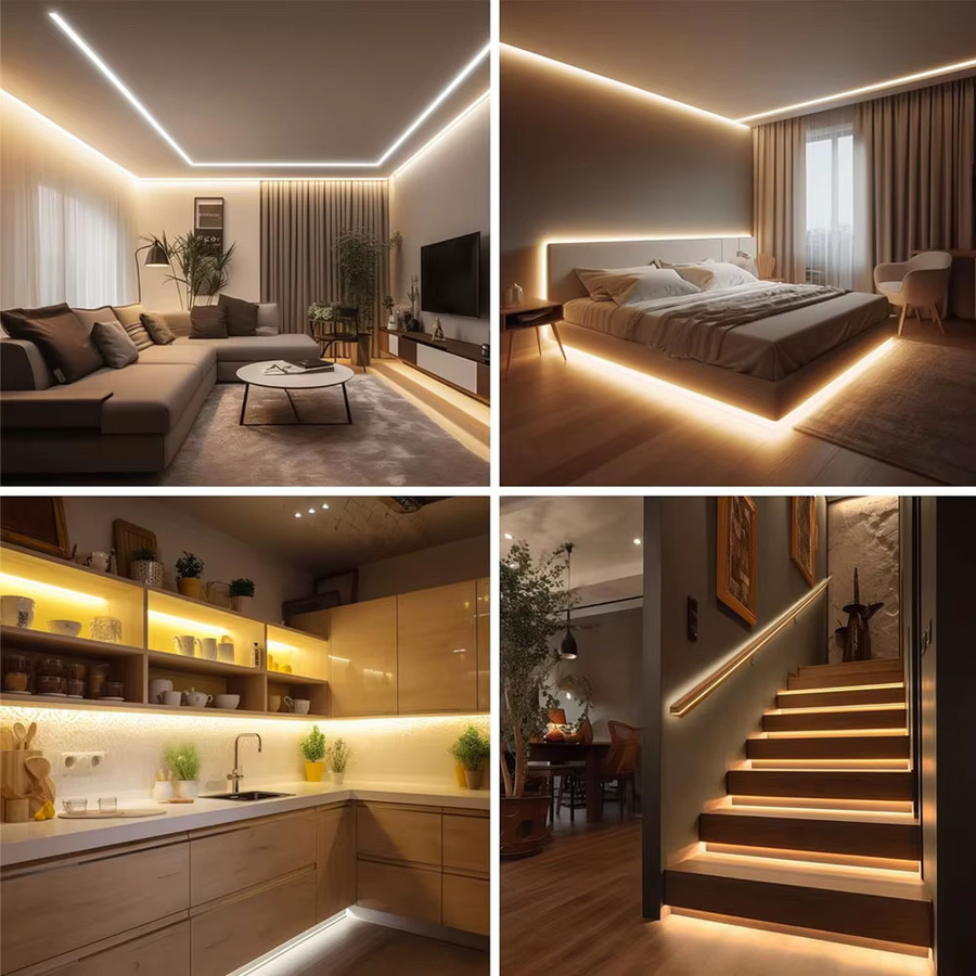 Acosh Neon USB-betriebener COB LED-Streifen mit Bewegungssensor in Warmweiß für Schränke und Schlafzimmer - Bild 5