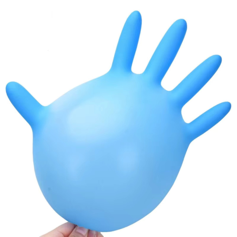 INMAICH Einweg Nitrilhandschuhe ohne Puder und Latex in Blau, 20/50 Stück für Haushalt, Reinigung und Gartenarbeit - Bild 2