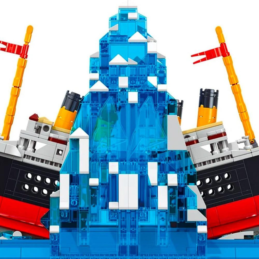 Linyi toy Titanic Eisberg Bausatz 1202 Teile - Bild 6