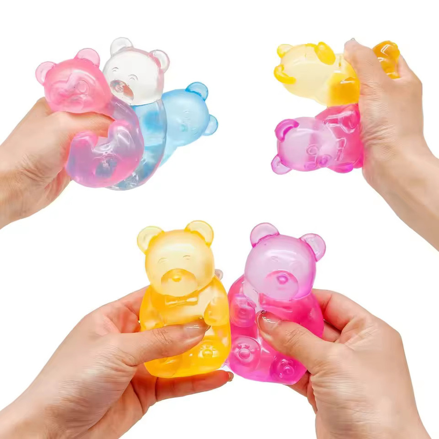 Schylling Maltose-Quetschspielzeug Bär, buntes sensorisches Spielzeug - Bild 5