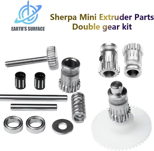 DB-3D Doppel Getriebe Kit für Sherpa Mini Extruder und Voron Annex Bowden Extruder, passend für 1,75mm Filament - Bild 1